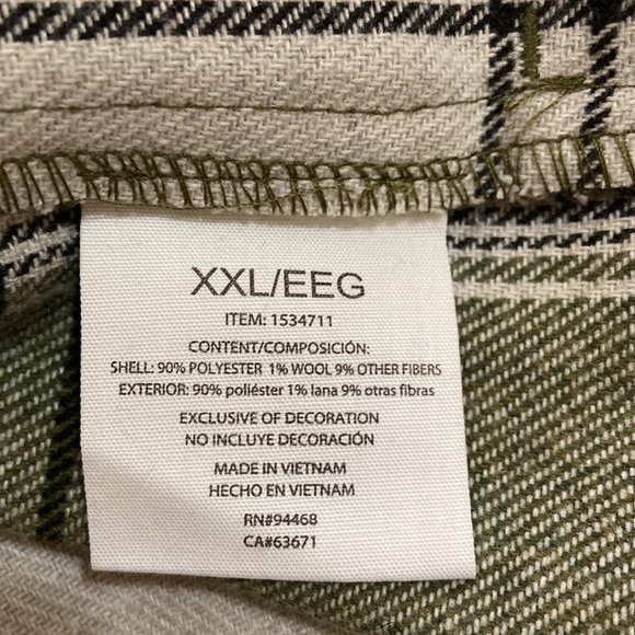 HFX Plaid Shacket - Picture 8 of 8